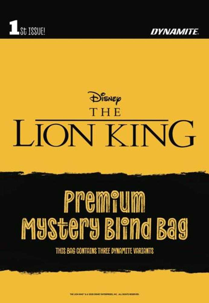 Lion King #1 Cover M Blind Bag Variant | Odin's Place