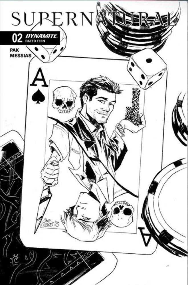 Supernatural #2 Cover K Inc 1:7 David Cousens Line Art Foc Bonus Variant | Odin's Place