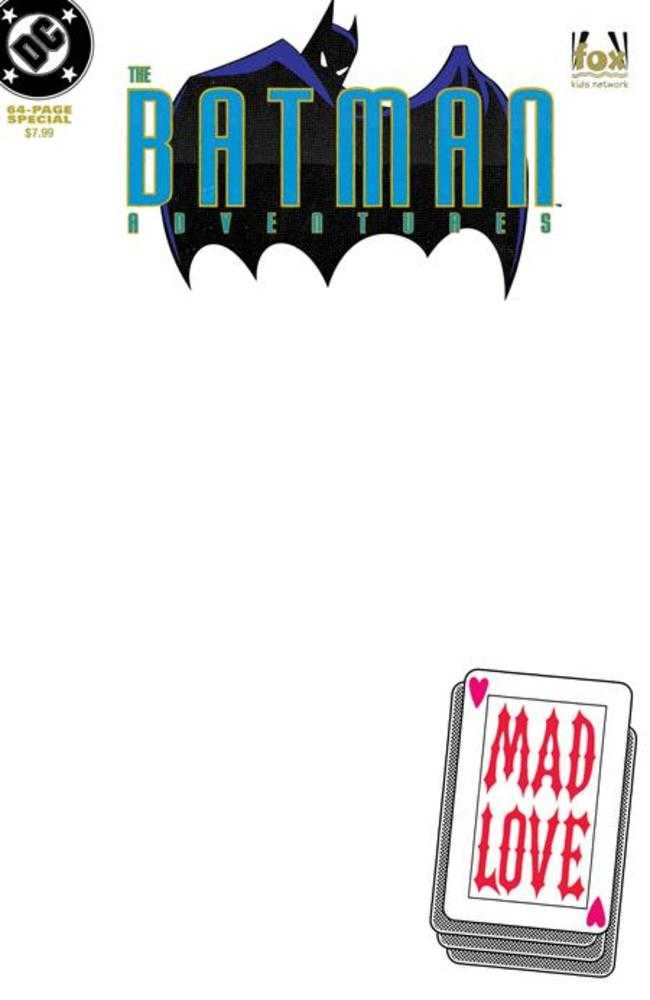 Batman Adventures Mad Love Special #1 (One Shot) Facsimile Edition Cover C Blank Card Stock Variant | Odin's Place