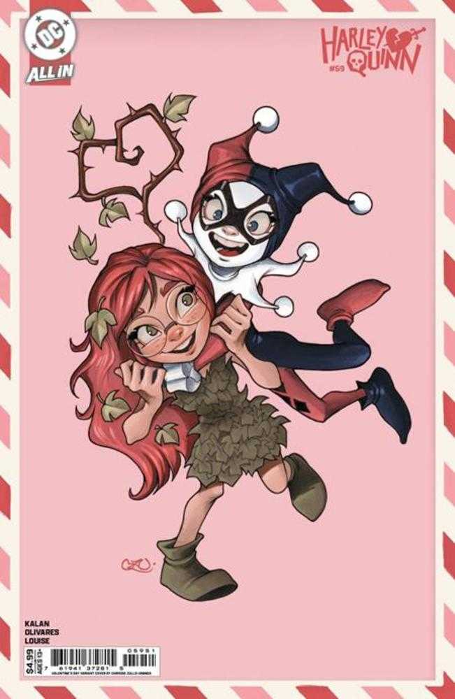 Harley Quinn #59 Cover E Chrissie Zullo Valentines Day Card Stock Variant | Odin's Place