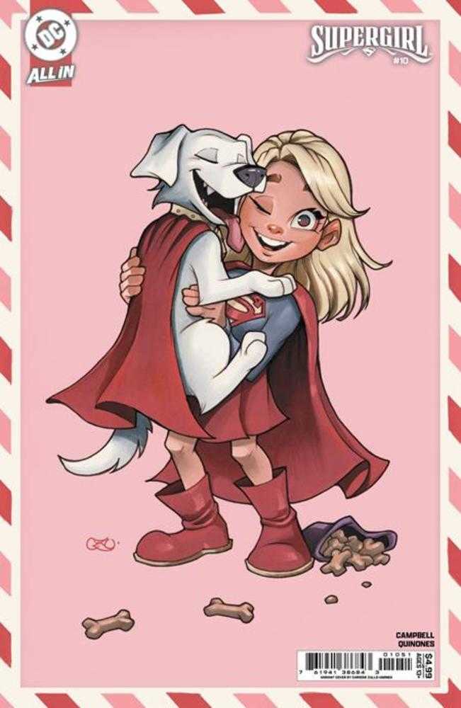 Supergirl #10 Cover E Chrissie Zullo Valentines Day Card Stock Variant | Odin's Place