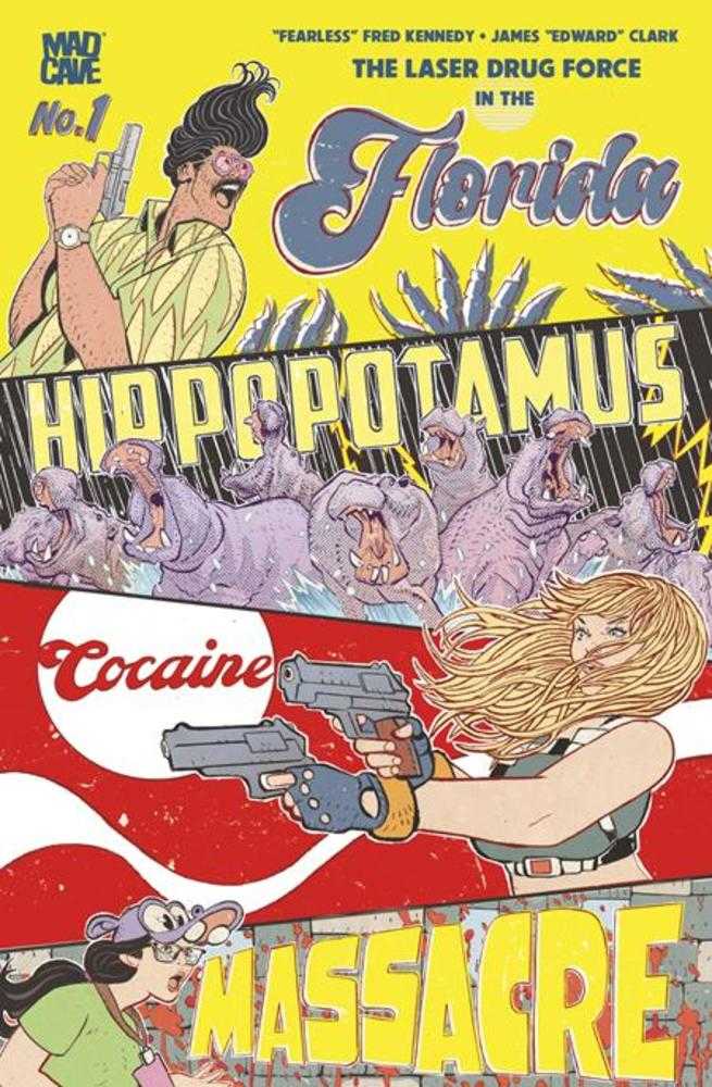 Florida Hippopotamus Cocaine Massacre #1 (Of 4) Cover A James Edward Clark (Mature) | Odin's Place