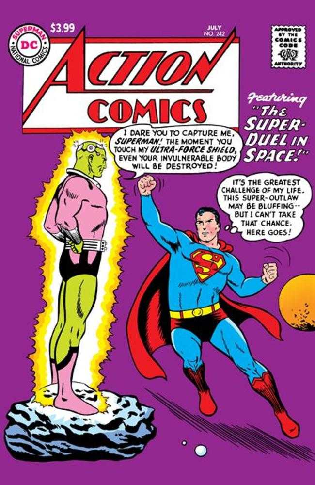 Action Comics #242 Facsimile Edition Cover A Curt Swan | Odin's Place