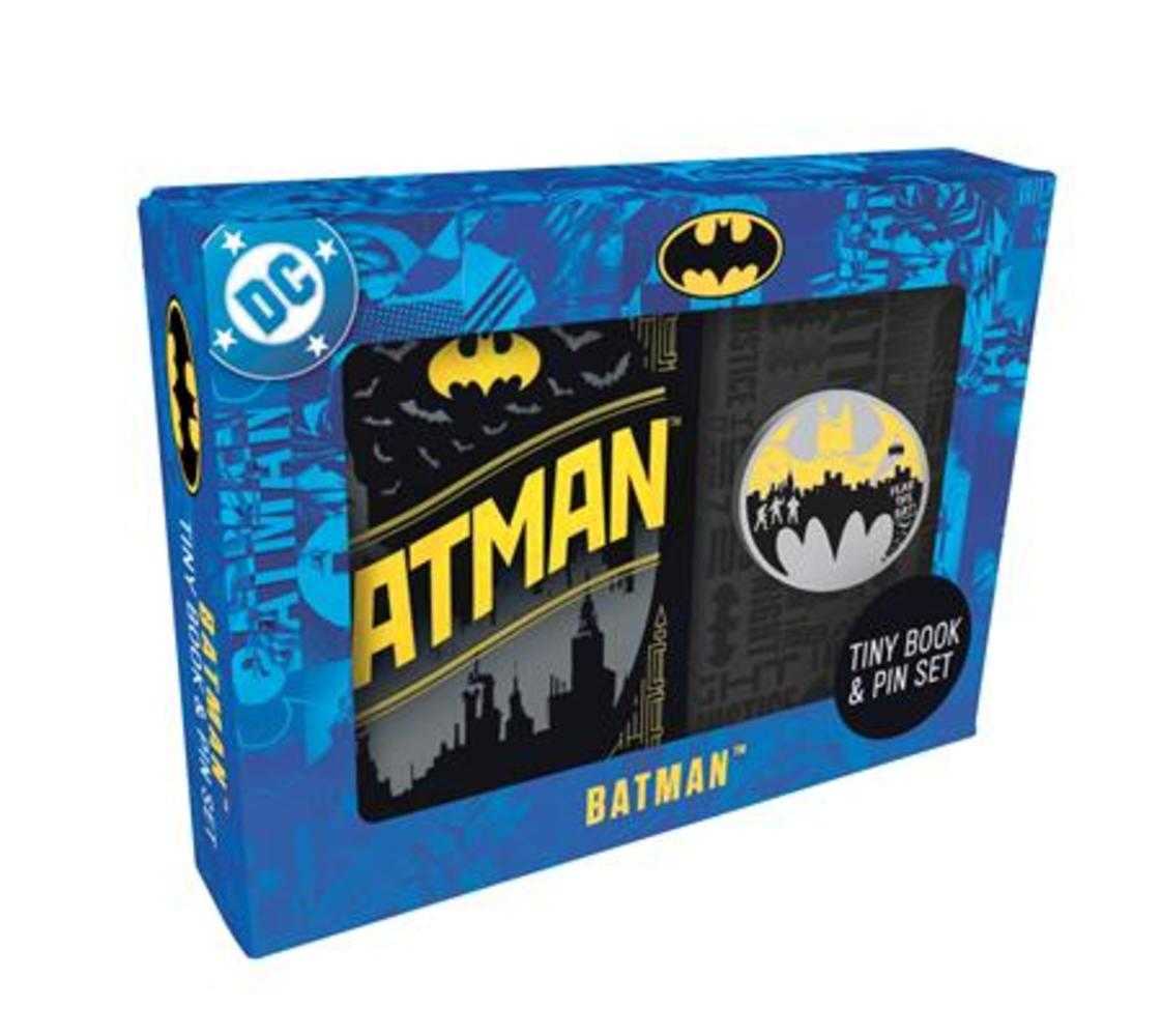 DC Comics Batman Tiny Book And Pin Set | Odin's Place
