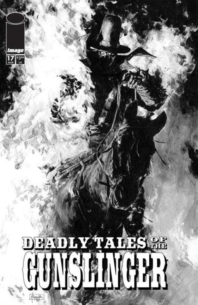 Deadly Tales Of The Gunslinger Spawn #17 Cover B Patric Reynolds Black & White Variant | Odin's Place