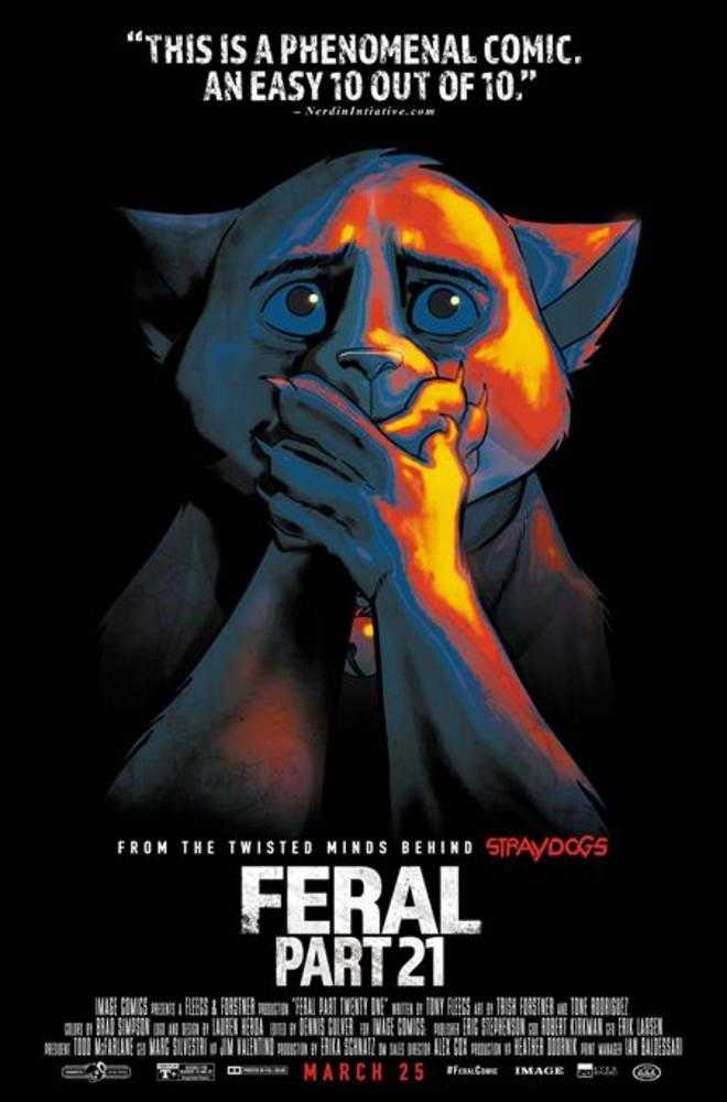 Feral #21 Cover B Trish Forstner & Allen Passalaqua Variant | Odin's Place