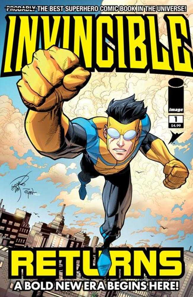 Invincible Returns Facsimile Edition #1 Cover B Erik Larsen & Ryan Ottley Variant | Odin's Place