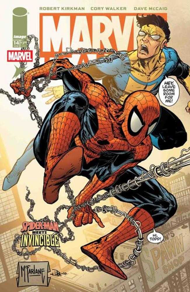 Marvel Teamup #14 Facsimile Edition Cover D Todd McFarlane & Dave Mccaig Variant | Odin's Place