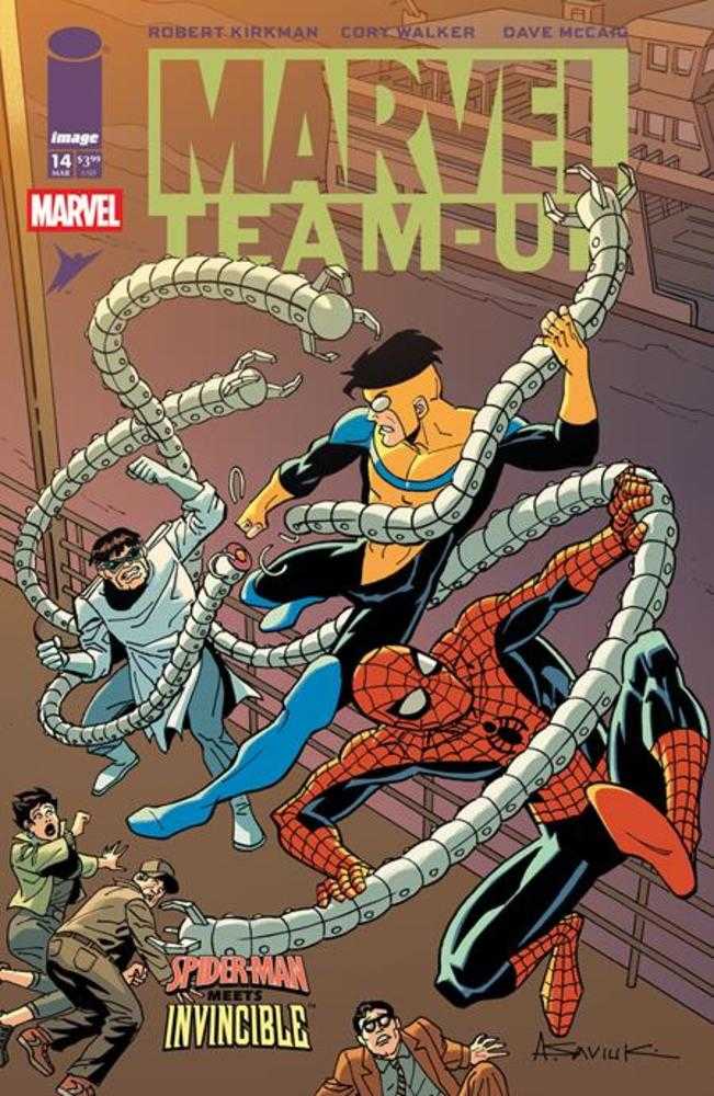 Marvel Teamup #14 Facsimile Edition Cover F Alex Saviuk & Dave Mccaig Variant | Odin's Place