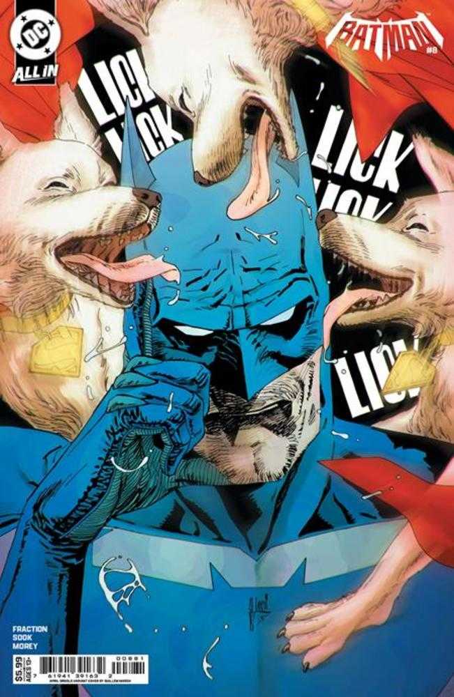 Batman #8 Cover G Guillem March April Drools Card Stock Variant | Odin's Place