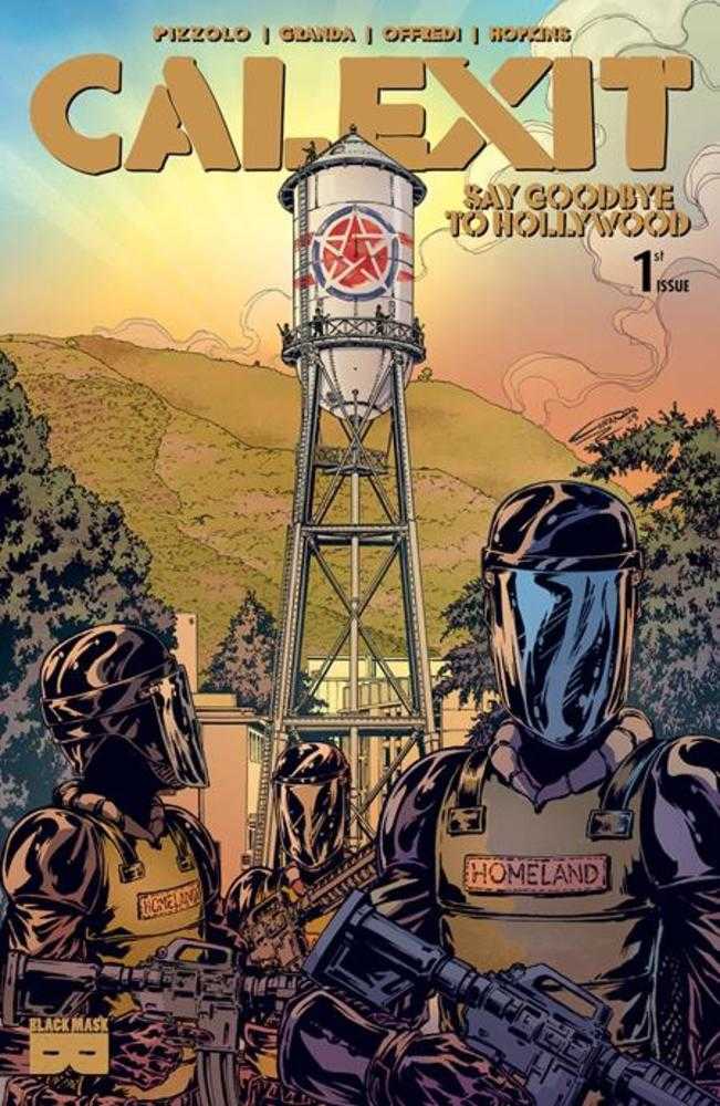 Calexit Say Goodbye To Hollywood #1 (Of 3) Cover A C Granda Burbank (Mature) | Odin's Place