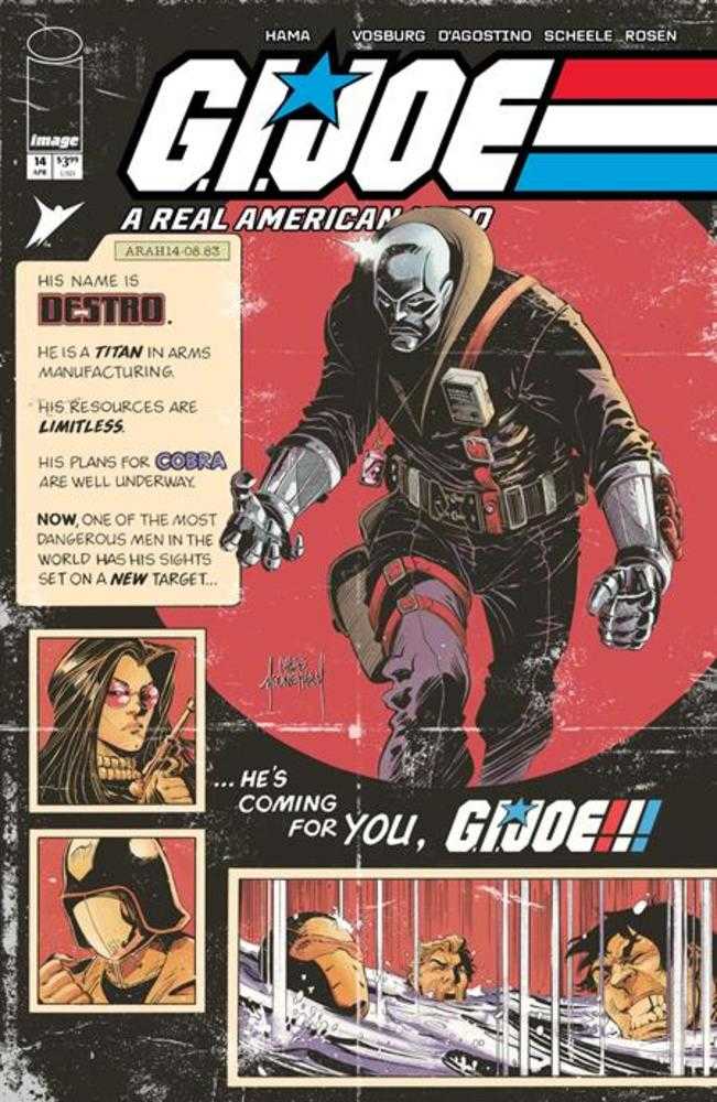G.I. Joe A Real American Hero #14 Hama Files Edition Cover B Chris Mooneyham Variant | Odin's Place