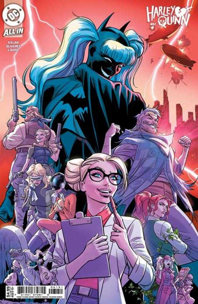 Harley Quinn #61 Cover E Marcial Toledano Vargas Things To Come Card Stock Variant | Odin's Place
