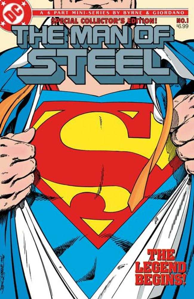 Man Of Steel #1 Facsimile Edition Cover C John Bryne Foil Variant | Odin's Place