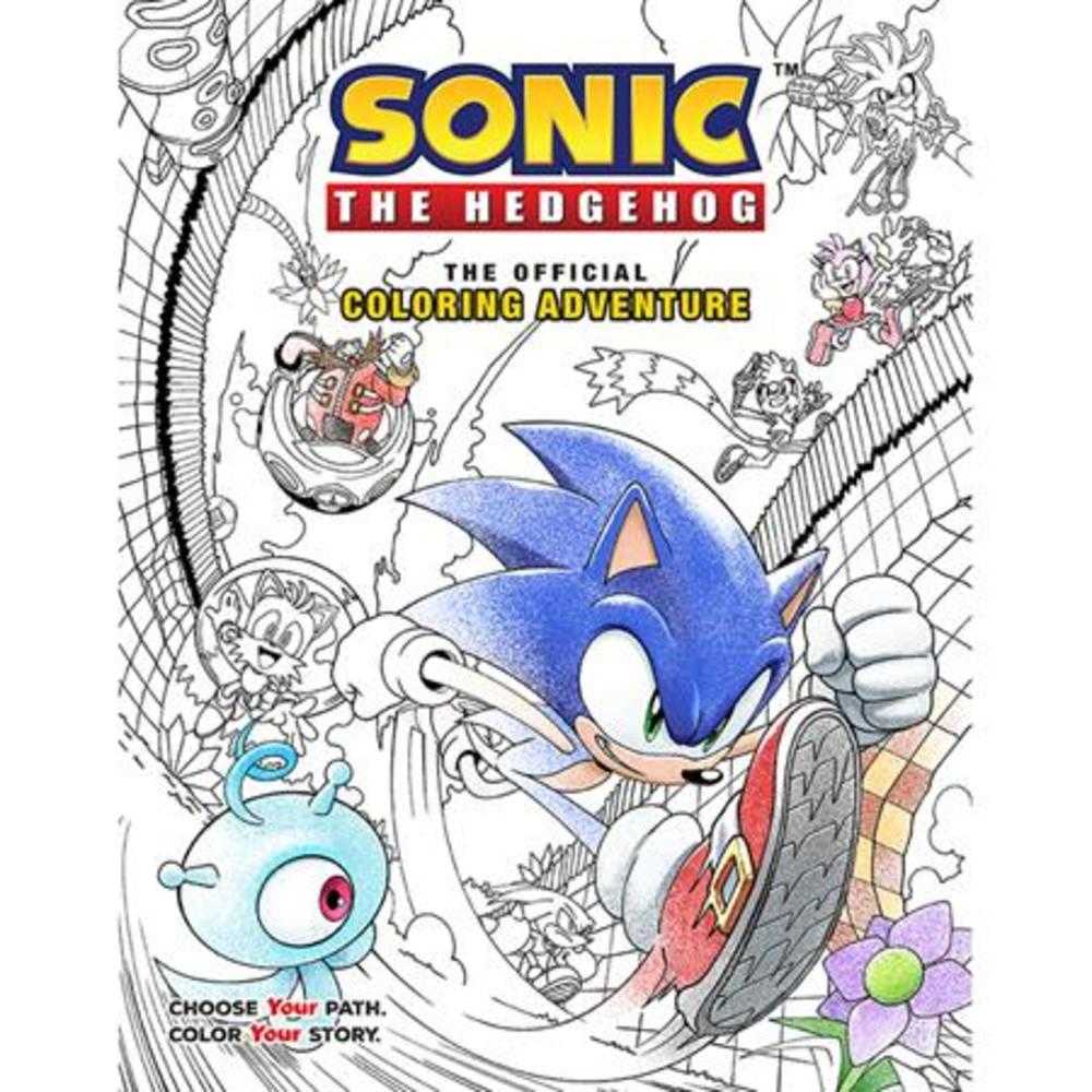 Sonic The Hedgehog TPB The Official Coloring Adventure | Odin's Place
