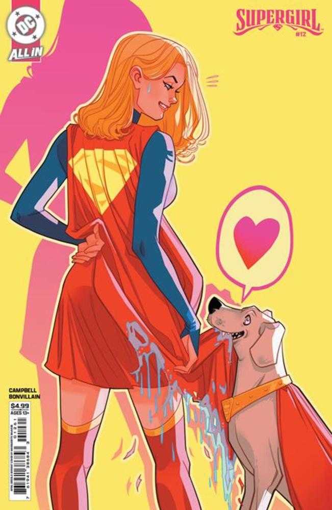 Supergirl #12 Cover F Marguerite Sauvage April Drools Card Stock Variant (The Reign Of The Superboys) | Odin's Place