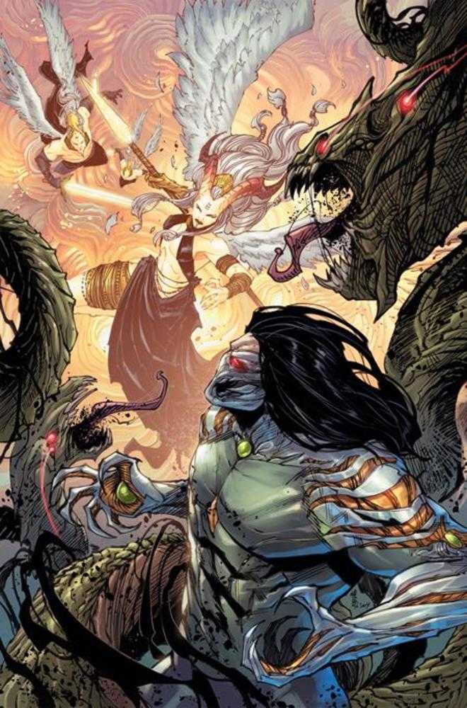 Darkness vs Angelus (One Shot) Cover C 1 in 10 Giuseppe Cafaro & Arif Prianto Full Art Variant | Odin's Place