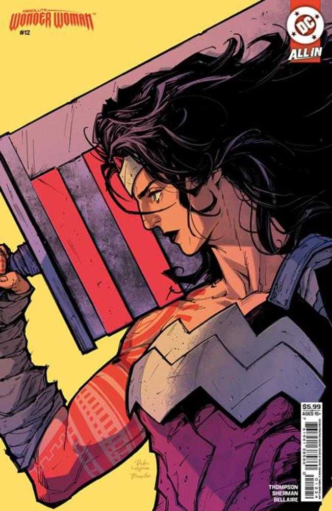 Absolute Wonder Woman #12 2nd Print Cover B Rickie Yagawa Card Stock Variant | Odin's Place
