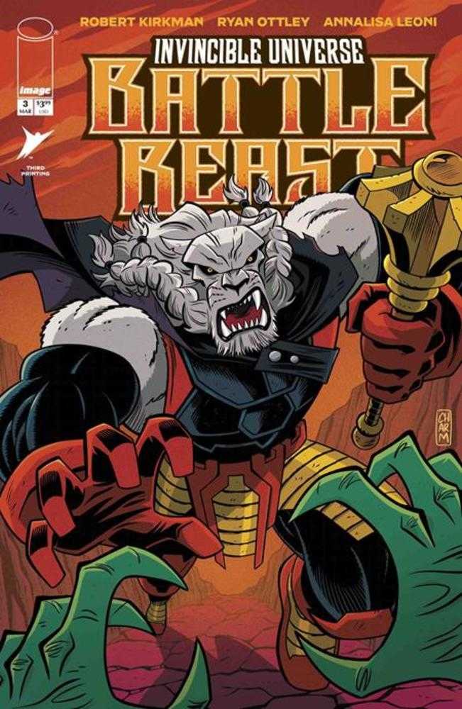 Invincible Universe Battle Beast #3 3rd Printing | Odin's Place