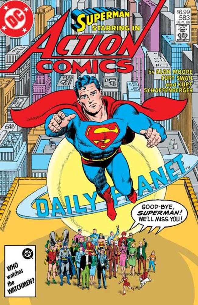 Action Comics #583 Facsimile Edition Cover C Curt Swan Foil Variant (Whatever Happened To The Man Of Tomorrow Part 2 Of 2) | Odin's Place