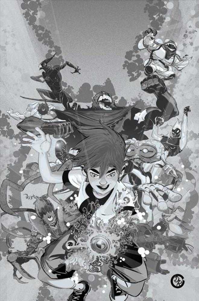 Ben 10 #1 Cover M 1:20 Duncan Rouleau Black & White Virgin Variant | Odin's Place