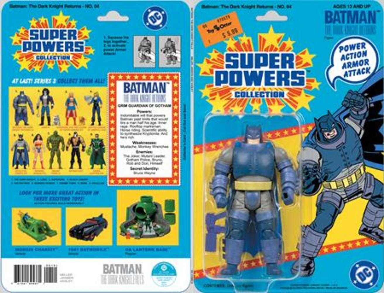 Batman The Dark Knight Returns #4 (Of 4) Facsimile Edition Cover B Jason Geyer & Alex Saviuk Dark Knight Returns Armored Super Powers Action Figure Card Stock Variant | Odin's Place