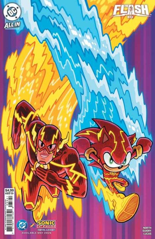 Flash #33 Cover D Dan Hipp DC X Sonic Card Stock Variant | Odin's Place