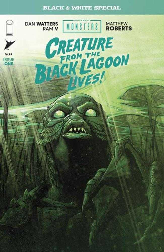Universal Monsters Creature From The Black Lagoon Lives Black & White Special #1 (Of 2) Cover A Matthew Roberts | Odin's Place