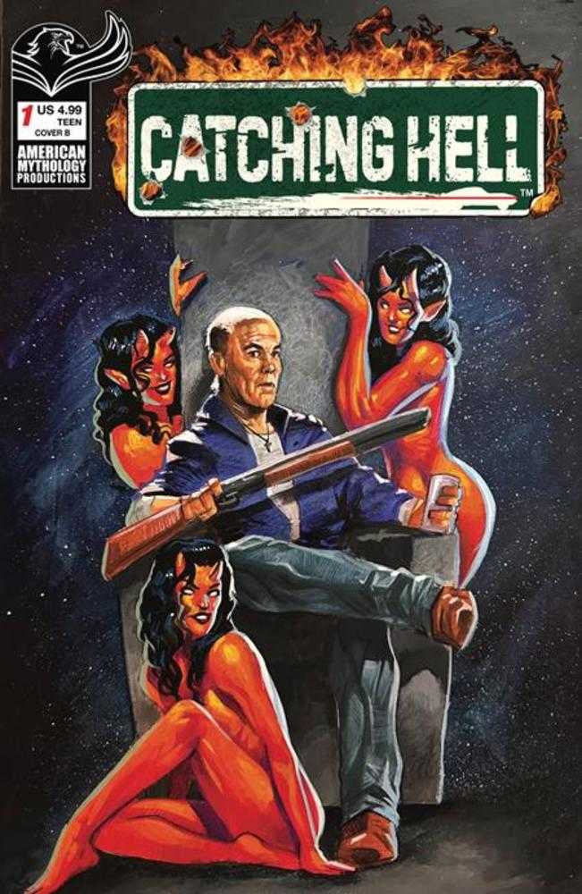 Catching Hell Feat Reggie Bannister #1 Cover B Paul Maitland Variant Previously Solicted Thru Diamond | Odin's Place
