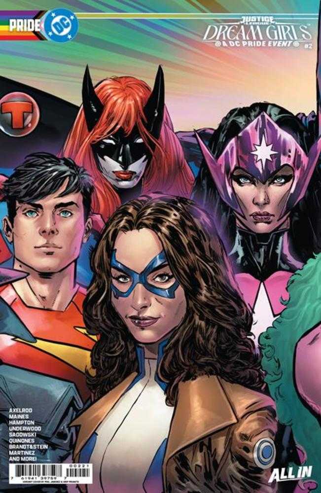 Justice League Dream Girls A DC Pride Event #2 (Of 4) Cover B Phil Jimenez Connecting Card Stock Variant | Odin's Place