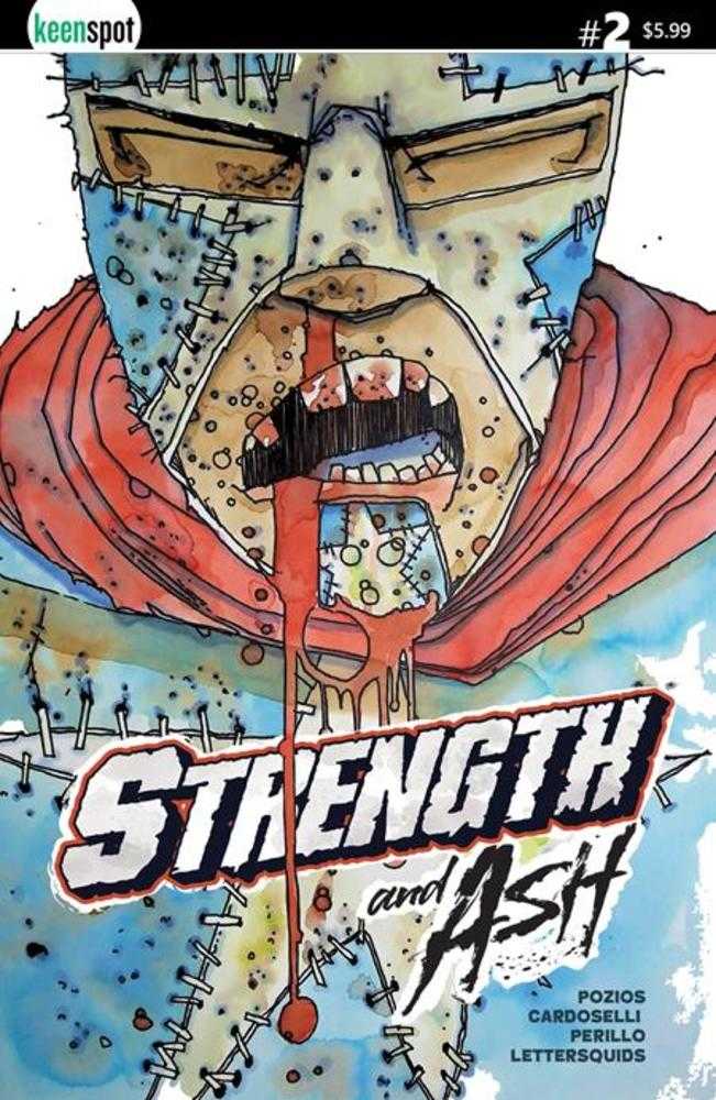 Strength & Ash #2 Cover A Stefano Cardoselli & Francesca Perillo Red White & Blue | Odin's Place
