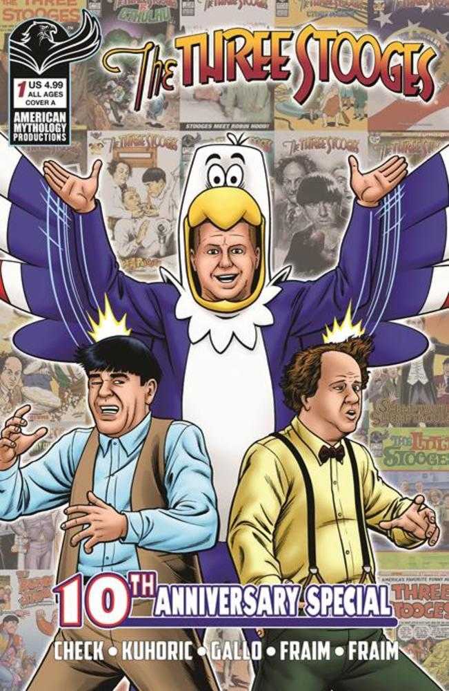Three Stooges American Mythology 10 Th Anniversary #1 Cover A Fraim Brothers | Odin's Place