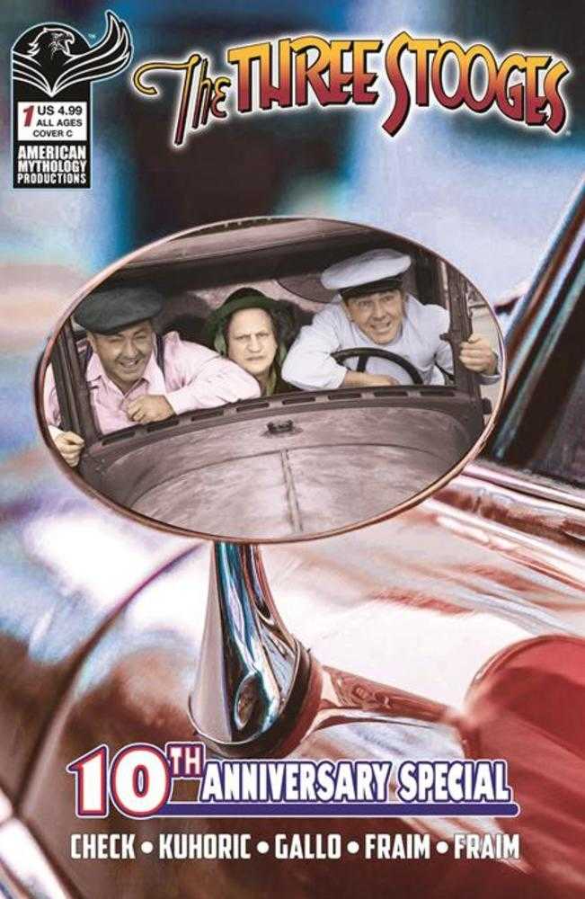 Three Stooges American Mythology 10 Th Anniversary #1 Cover C Color Photo Variant  Previously Solicted Thru Diamond | Odin's Place