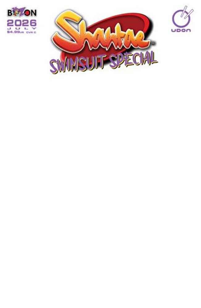 2026 Shantae Swimsuit Special #1 (One Shot) Cover C Blank Sketch Variant | Odin's Place