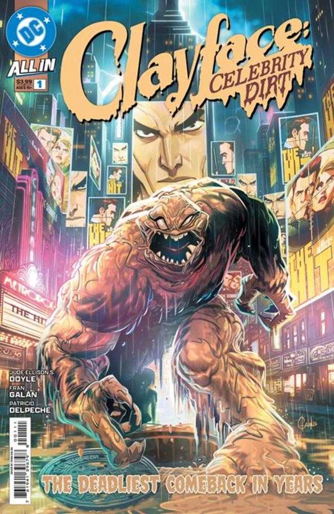 Clayface Celebrity Dirt #1 (Of 6) Cover A Fran Galan | Odin's Place