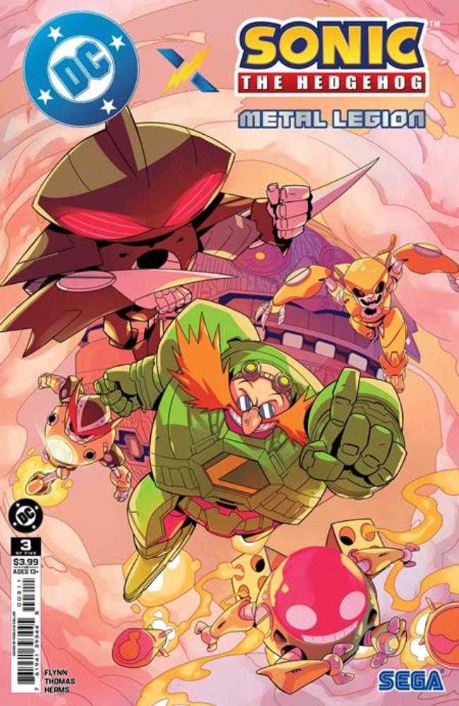 DC X Sonic The Hedgehog The Metal Legion #3 (Of 5) Cover A Pablo M Collar | Odin's Place