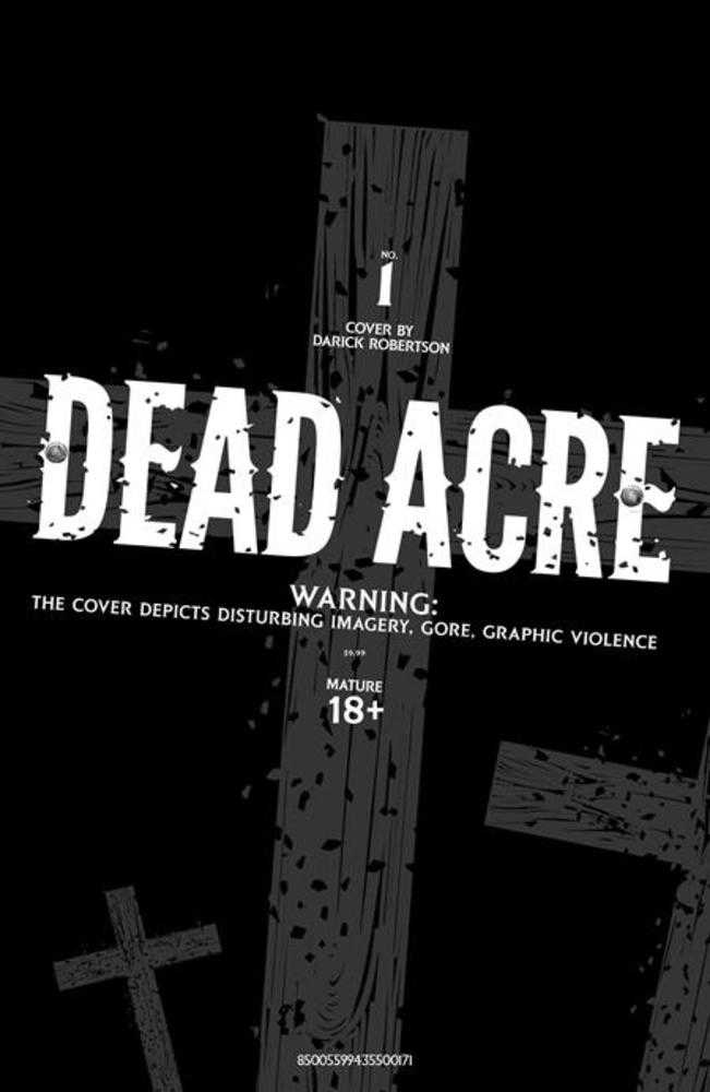Dead Acre #1 Cover G Darick Robertson Nsfw Black Bag Variant | Odin's Place