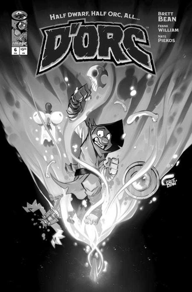 Dorc #6 Cover C 1 in 25 Brett Bean Black & White Variant | Odin's Place
