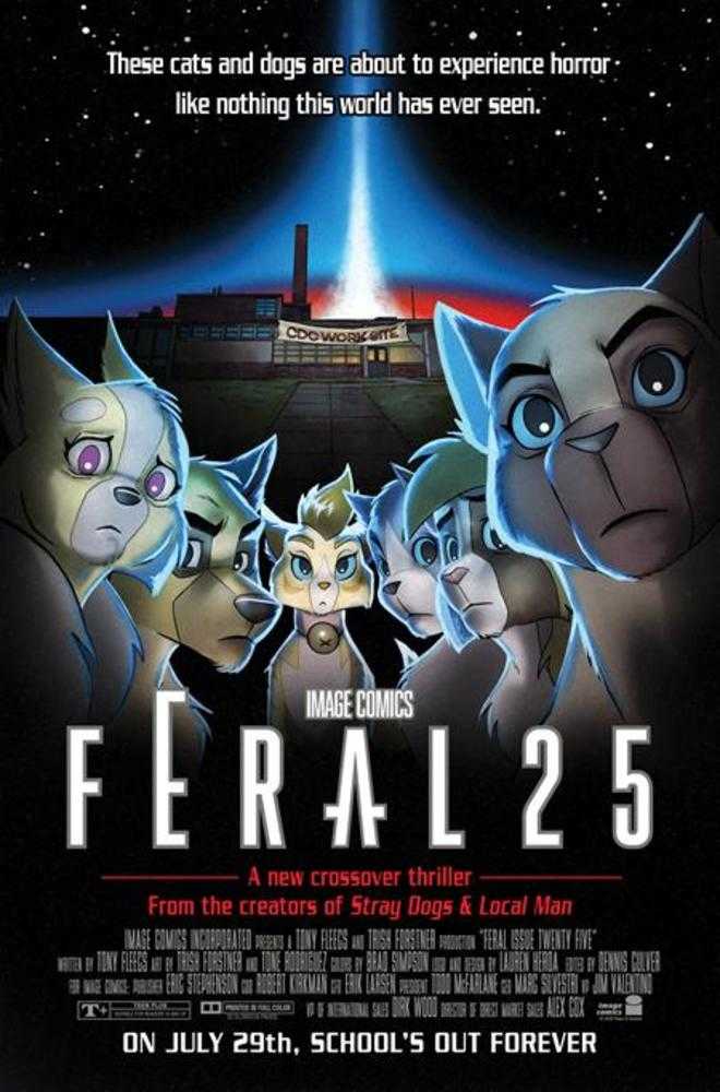 Feral #25 Cover B Tone Rodriguez & Allen Passalaqua Faculty Homage Variant | Odin's Place