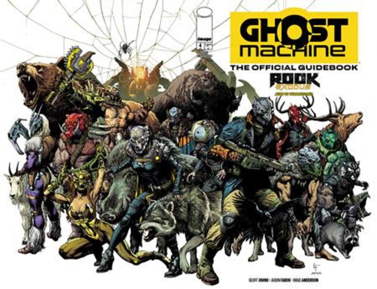 Ghost Machine The Official Guidebook #4 (Of 5) Cover A Gary Frank & Brad Anderson Wraparound | Odin's Place