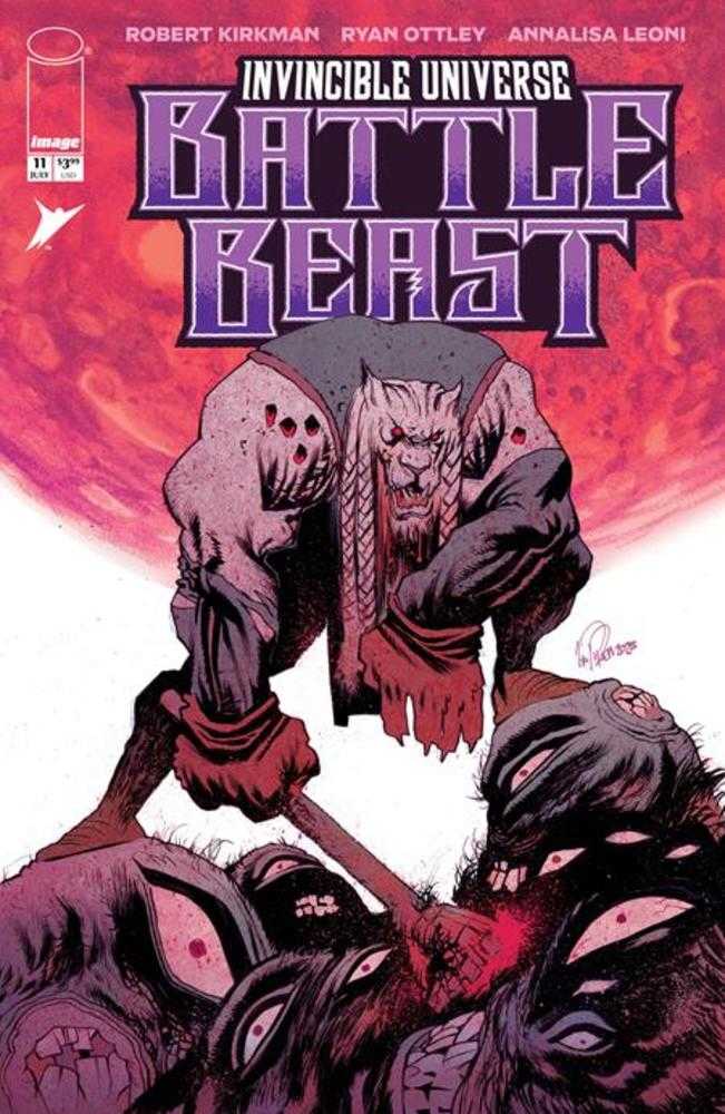 Invincible Universe Battle Beast #11 Cover D 1 in 25 James Harren Variant | Odin's Place