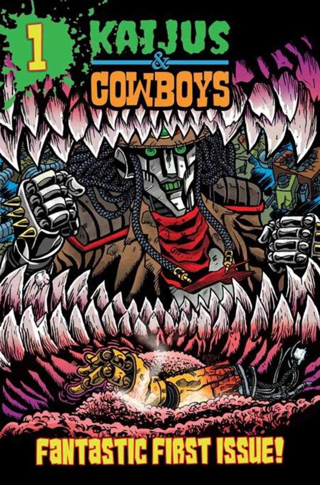 Kaijus & Cowboys #1 (Of 12) Cover A Frankie B Washington | Odin's Place