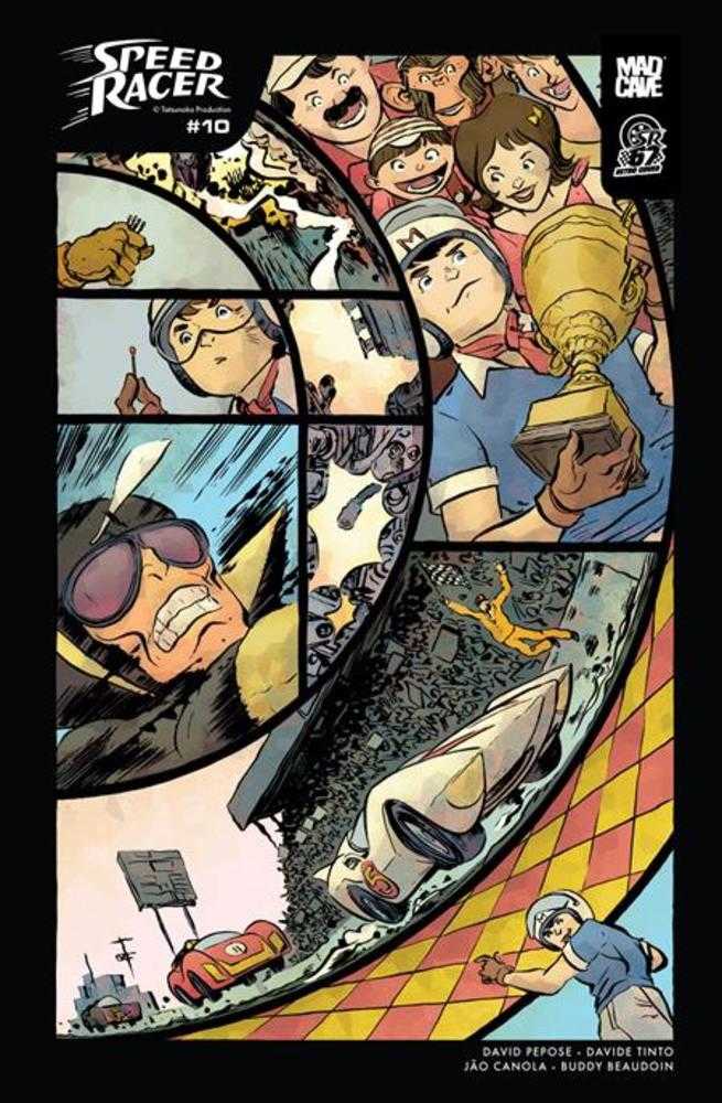 Speed Racer #10 Cover B Jesse Lonergan Connecting Retro Variant | Odin's Place