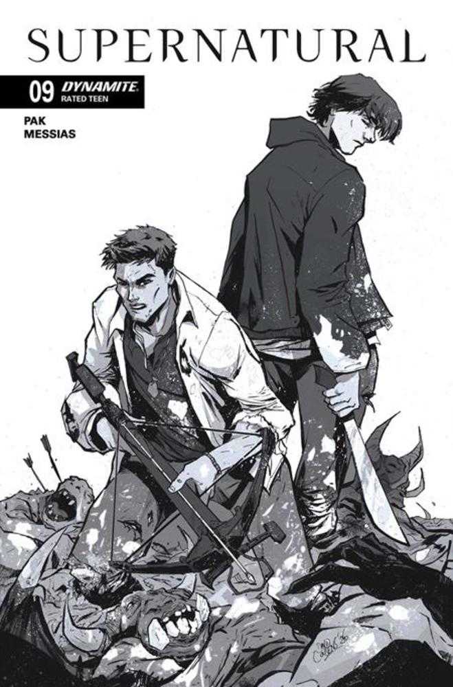 Supernatural #9 Cover G 1 in 10 David Cousens Line Art Variant | Odin's Place