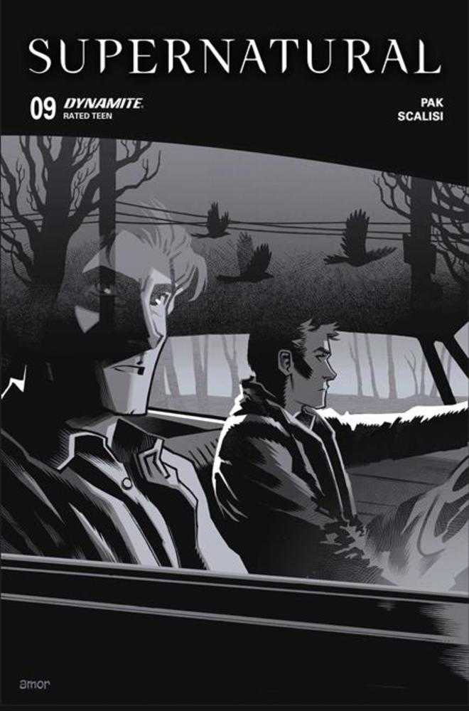 Supernatural #9 Cover H 1 in 10 John Amor Line Art Variant | Odin's Place