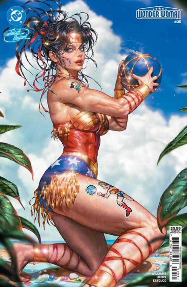 Wonder Woman #35 Cover E Kyuyong Eom Swimsuit Card Stock Variant | Odin's Place