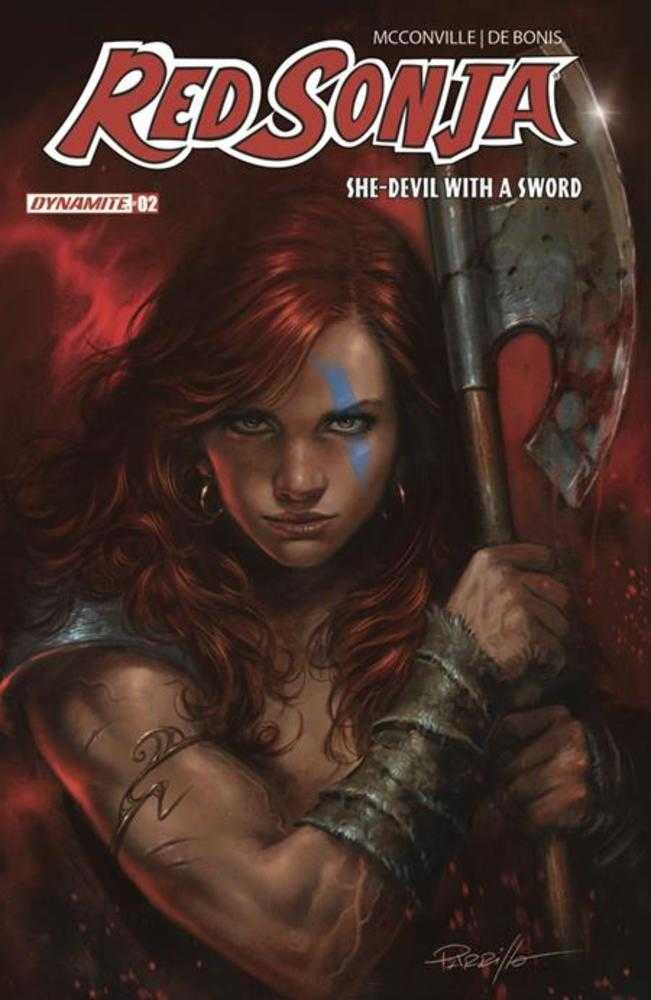 Red Sonja She Devil With A Sword #2 Cover Za Lucio Parrillo Foil Variant | Odin's Place