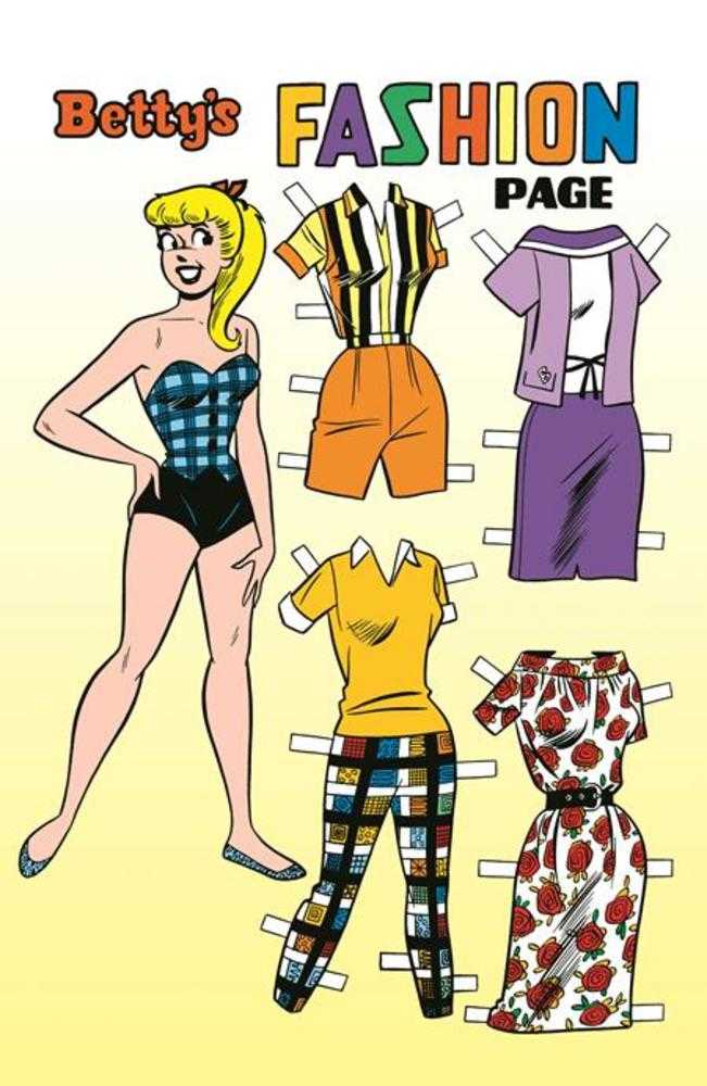 Archie Comics 85 Th Anniversary Presents Betty & Veronica Fashion Pages (One Shot) Cover B Dan Decarlo Betty Pin Up Variant | Odin's Place
