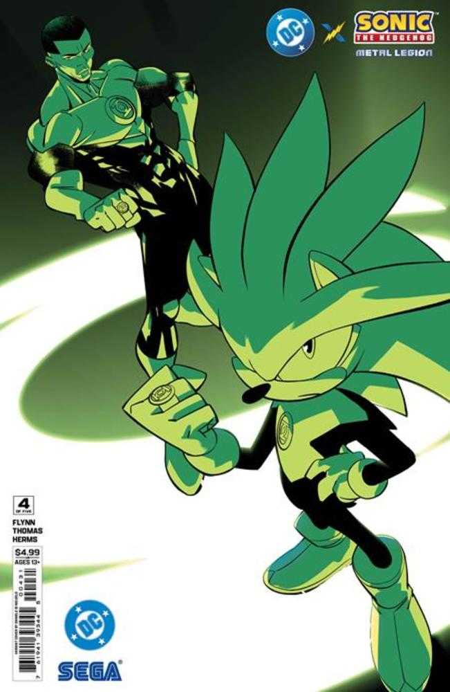 DC X Sonic The Hedgehog Metal Legion #4 (Of 5) Cover C Daniele Di Nicuolo Card Stock Variant | Odin's Place