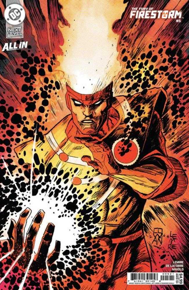Fury Of Firestorm #5 (Of 8) Cover B Denys Cowan & Jeff Lemire Card Stock Variant | Odin's Place